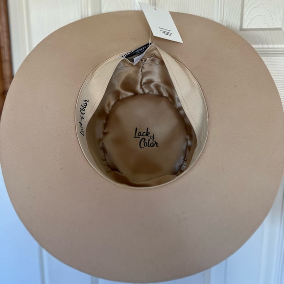 Lack Of Color Seaside Wool Wide-Brim Boater Hat - Picture 6 of 12